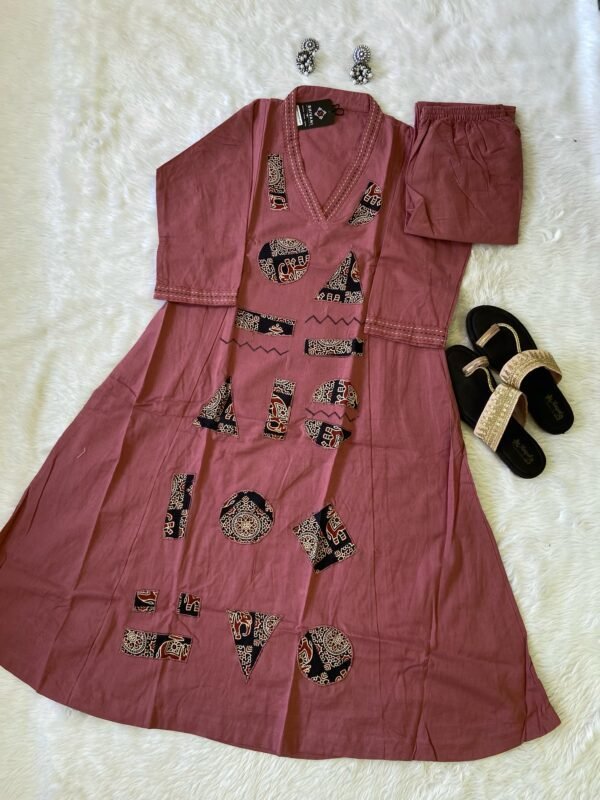 Shivani Aline Flair Kurti With Palazzo buy online Ahmedabad Gujarat India