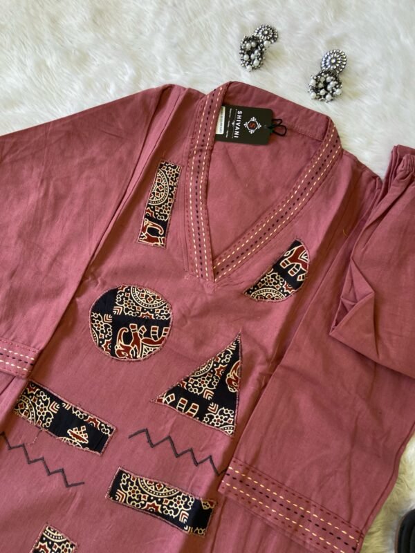 Shivani Aline Flair Kurti With Palazzo buy online Ahmedabad Gujarat India