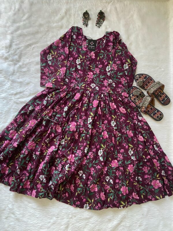 Shivani Floral Print Cotton Tunic Tunic buy online Ahmedabad Gujarat India (4).jpg